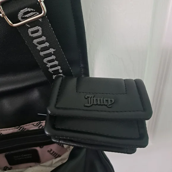 Juicy Couture Shoulder Bag With Mini Bag Charm - Picture 5 of 6